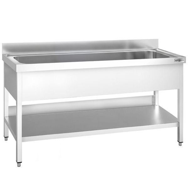 Topfspültisch PREMIUM - 1800x600mm - mit 1 Becken