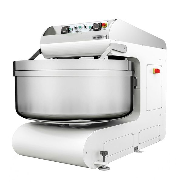 Bäckerei-Spiralteigknetmaschine - 298 Liter / 200 kg - 2 Geschwindigkeiten - mit festem Kessel - 2 Motoren