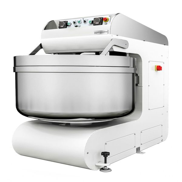 Bäckerei-Spiralteigknetmaschine - 368 Liter / 250 kg - 2 Geschwindigkeiten - mit festem Kessel - 2 Motoren