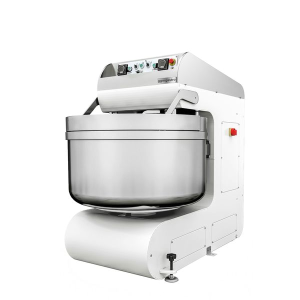 Bäckerei-Spiralteigknetmaschine - 70 Liter / 40 kg - 2 Geschwindigkeiten - mit festem Kessel - 2 Motoren