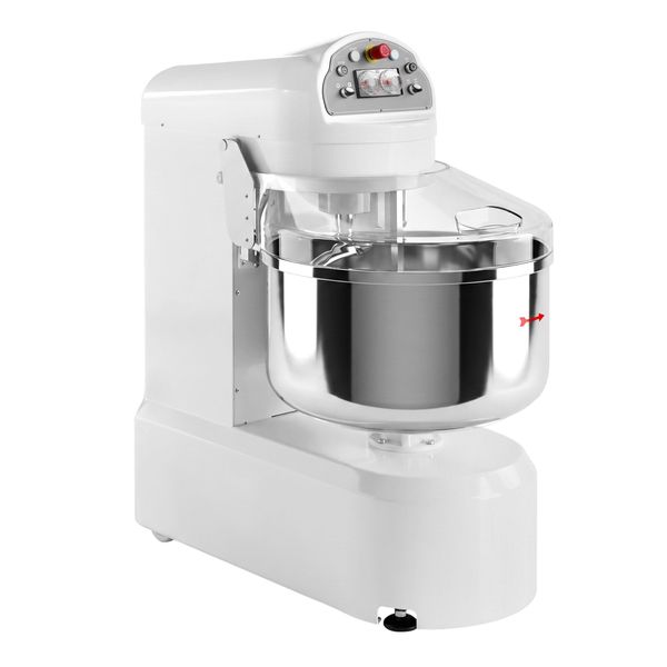 Bäckerei-Spiralteigknetmaschine - 131 Liter / 80 kg - 2 Geschwindigkeiten - mit festem Kessel