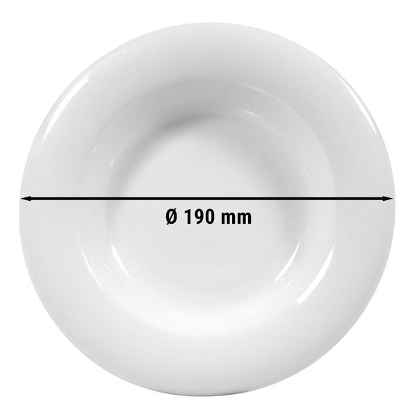(6 Stück) SELTMANN WEIDEN | Salatteller - Ø 190mm - Weiß/Uni