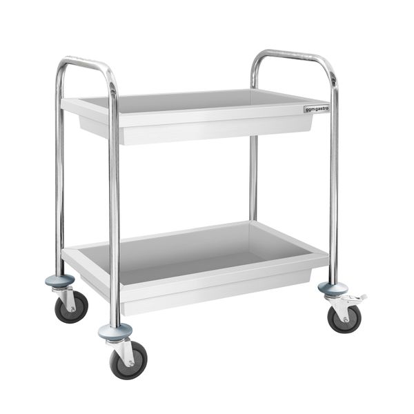 Servierwagen - 750x400mm - mit 2 Wannen