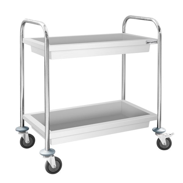 Servierwagen - 850x450mm - mit 2 Wannen