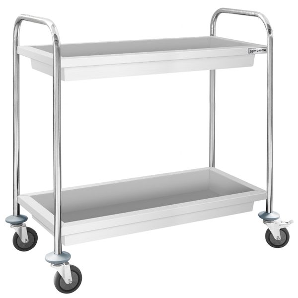 Servierwagen - 950x500mm - mit 2 Wannen