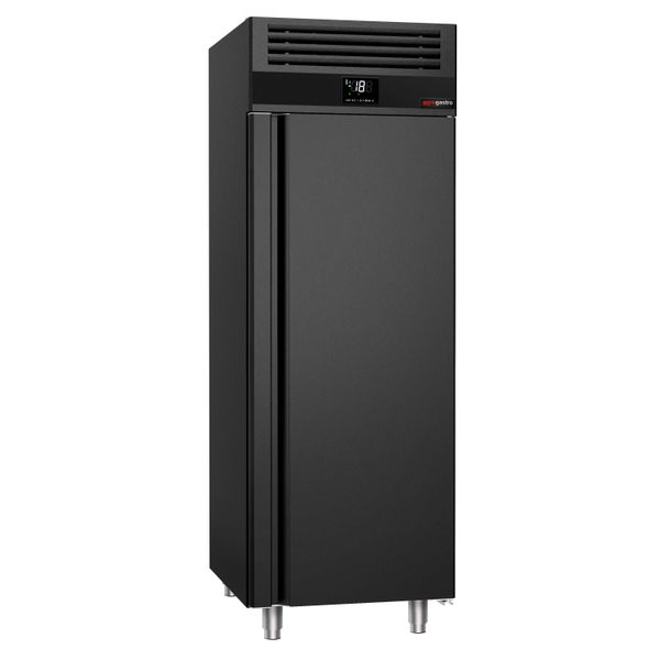 Tiefkühlschrank Edelstahl PREMIUM - GN 2/1 - 700 Liter - mit 1 Tür - Anthrazit