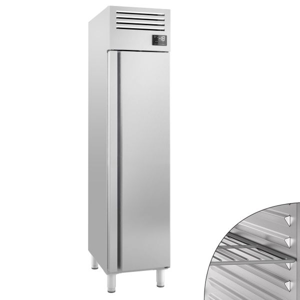 Tiefkühlschrank Edelstahl Premium PLUS - GN 1/1 - 325 Liter - mit 1 Tür