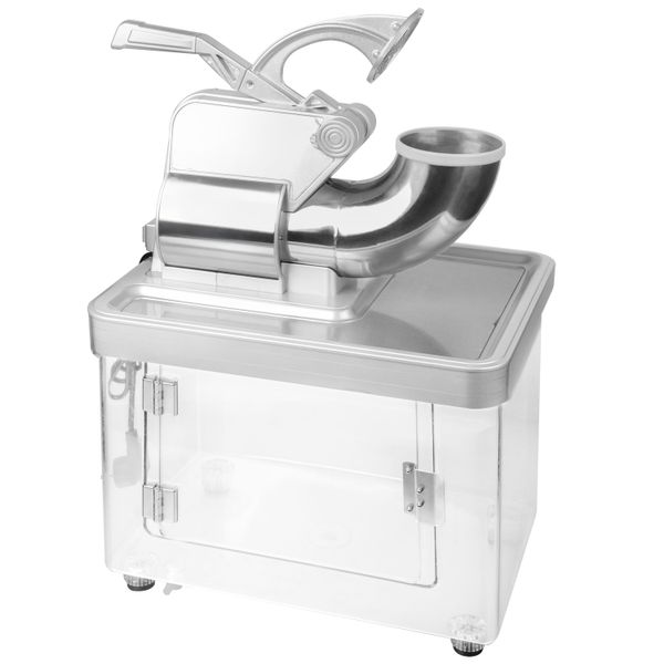 Tisch-Eiscrusher für Flockeneis - 5 kg/min - 350 Watt - Edelstahl