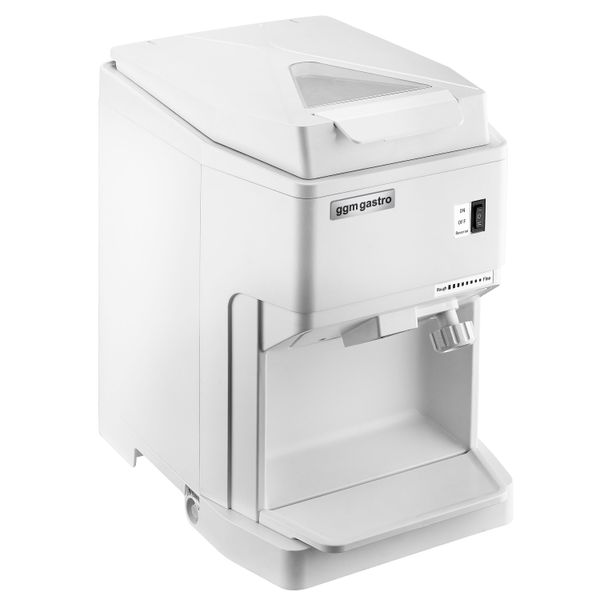 Tisch-Eiscrusher für Flockeneis - 2 kg/min - 250 Watt- Eisgröße einstellbar - Weiß