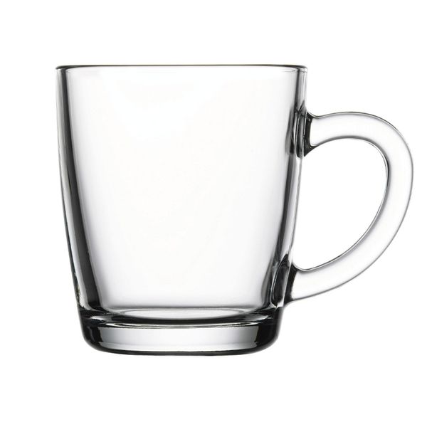 (24 Stück) Teeglas mit Henkel - AQUA - 340ml