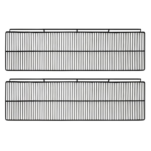 (2 Stück) - Tragrost - 1230x320mm - Schwarz - passend für Barkühltisch BKTLG320S & BKTG320S