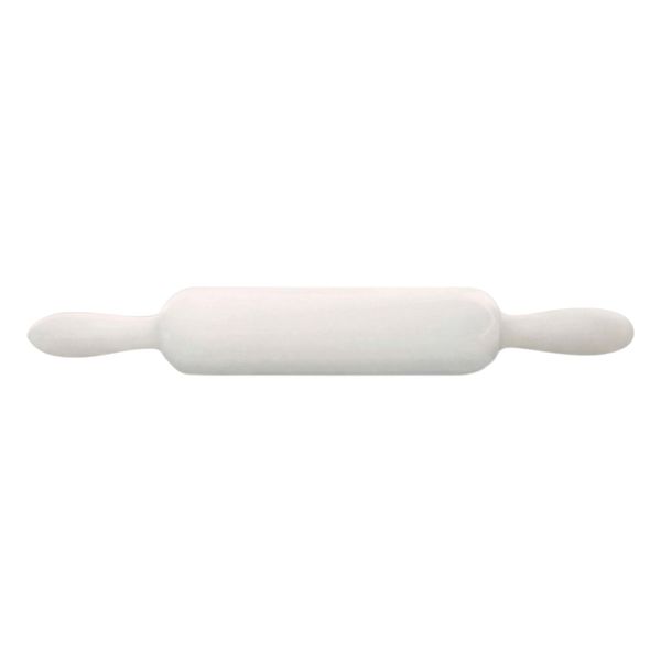 Teigroller / Nudelholz - 75x450mm - oval - Kunststoff
