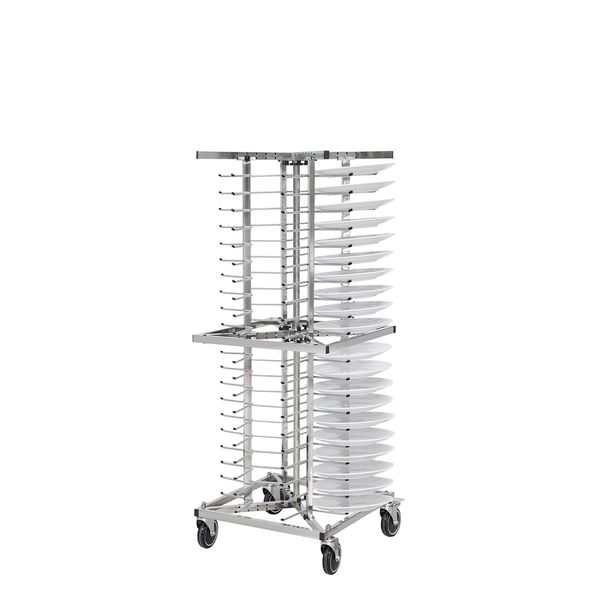 Tellerwagen - Kapazität bis 84 Teller - Ø 23 - 30 cm -  Rollbar