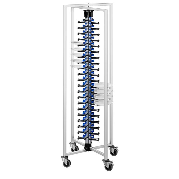 Tellerstapler - bis zu 84 Teller - Ø 16 - 32 cm - Klappbar & Rollbar