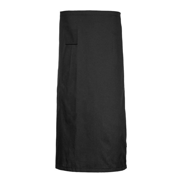 Taillen-Schürze mit Tasche - Schwarz - Länge: 760mm