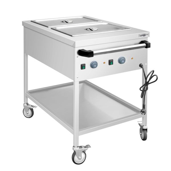 Bain-Marie Thermowagen - 1,95 kW - 2x GN 1/1 - Beckentemperatur getrennt regelbar