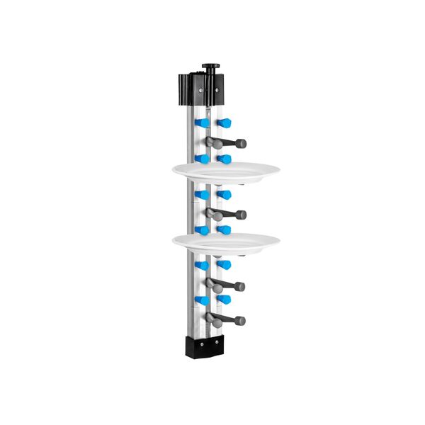Tellerwandregal - bis zu 6 Teller - Ø 16 - 32 cm - Höhe: 575mm - Wandmontage