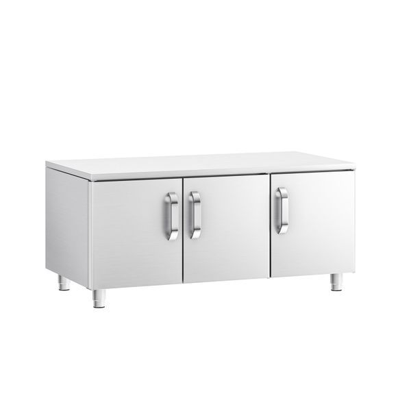 Edelstahl Unterbau - 1200mm - 3 Türen