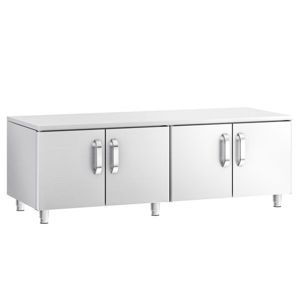 Edelstahl Unterbau - 1600mm - 4 Türen