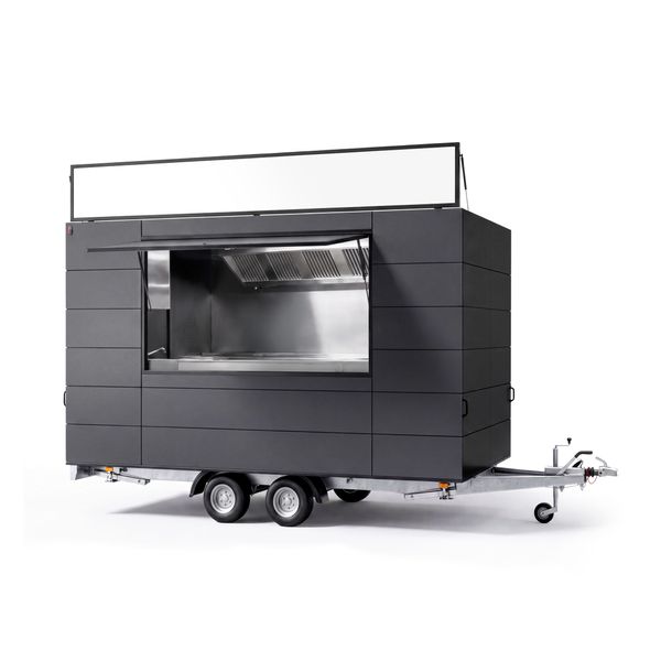Verkaufsanhänger/Food-Truck - 5,7m - mit Grundausstattung