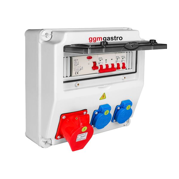Verteilerkasten -  2x 230V & 1x 16A Steckdosen - inkl. FI-Sicherung