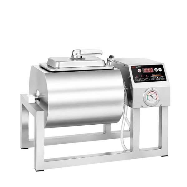Vakuum-Mariniermaschine - 18 Liter - beidseitiger Drehlauf - Digital - mit Timerfunktion