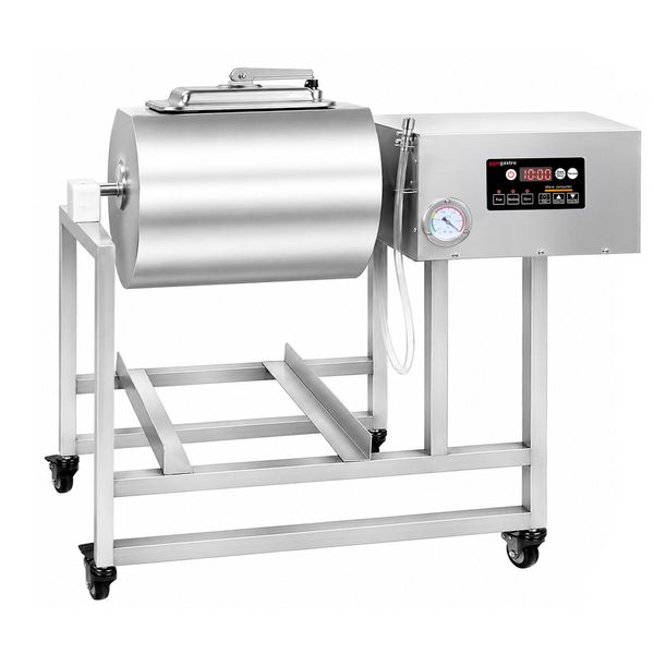 Vakuum-Mariniermaschine - 45 Liter - beidseitiger Drehlauf - Digital - mit Timerfunktion