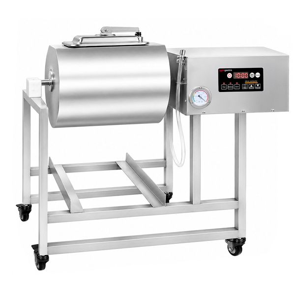 Vakuum-Mariniermaschine - 60 Liter - beidseitiger Drehlauf - Digital - mit Timerfunktion