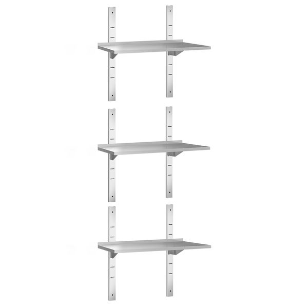 Wandborde PREMIUM - 800x300mm - mit 3 Etagen