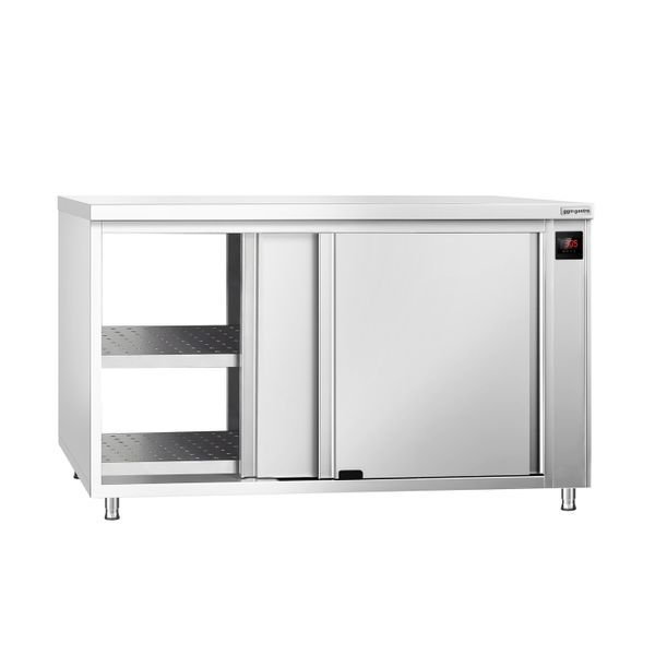 Wärmeschrank PREMIUM - 1400x700mm - mit Durchreiche & Schiebetüren - Digital