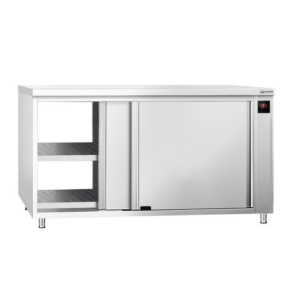 Wärmeschrank PREMIUM - 1800x600mm - mit Durchreiche & Schiebetüren - Digital