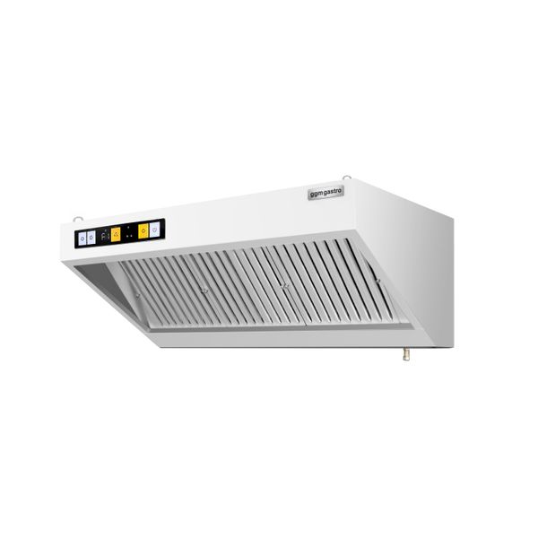 Wandhaube mit Motor - 1400mm - Regler, Filter & Lampe