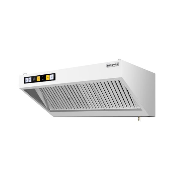 Wandhaube mit Motor - 1600mm - Regler, Filter & Lampe