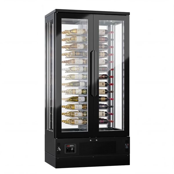 Panorama-Weinkühlschrank - 1 Klimazone - 450 Liter - max. 104 Flaschen