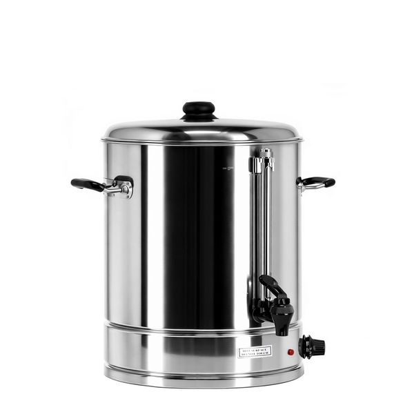 Wasser- & Glühweinkocher - Edelstahl - 21 Liter - 3 kW - Stufenlose Temperaturregelung