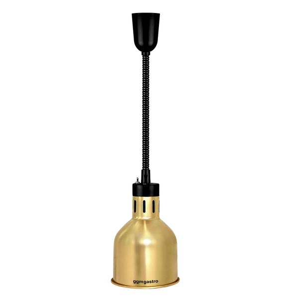 Wärmelampe Infrarot - 275 Watt - Ø 175mm - Gold