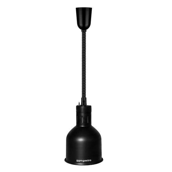Wärmelampe Infrarot - 275 Watt - Ø 175mm - Schwarz