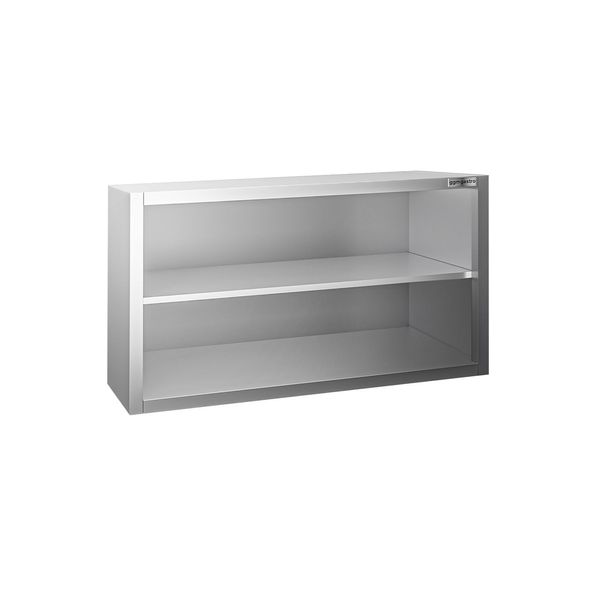 Edelstahl Wandhängeschrank PREMIUM - 1000x400mm - ohne Schiebetür - 650mm hoch