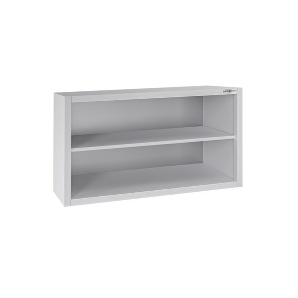 Edelstahl Wandhängeschrank ECO - 1000x400mm - ohne Schiebetür - 650mm hoch