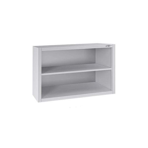 Edelstahl Wandhängeschrank ECO - 800x400mm - ohne Flügeltür - 650mm hoch
