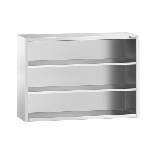 Edelstahl Wandhängeschrank PREMIUM - 1400x400mm - ohne Schiebetür - 1000mm hoch