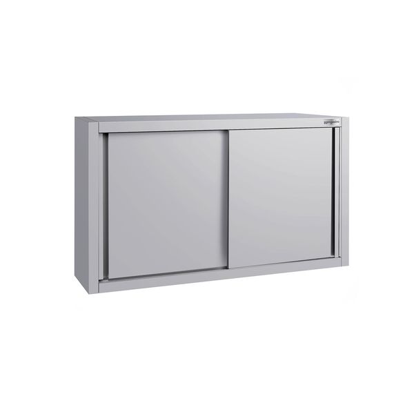 Edelstahl Wandhängeschrank ECO - 1000x400mm - mit Schiebetür - 650mm hoch
