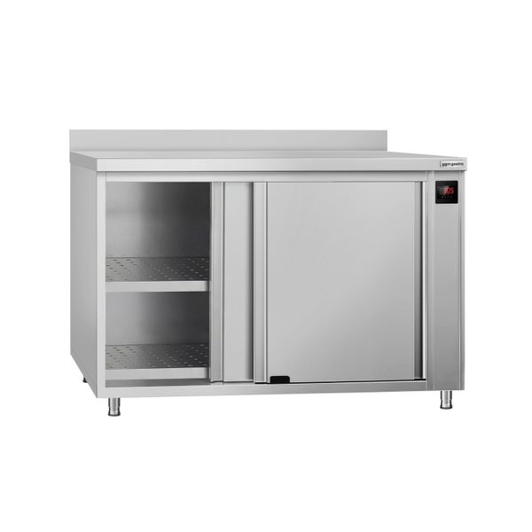Wärmeschrank ECO - 1000x600mm - mit Aufkantung & Schiebetüren - Digital