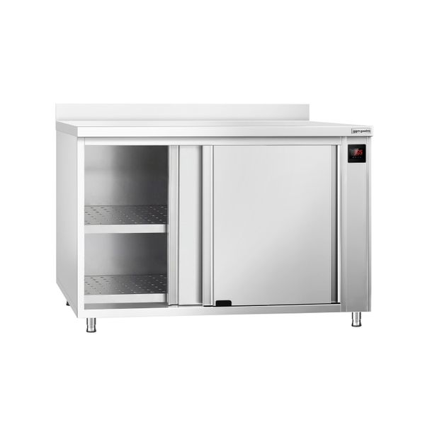 Wärmeschrank PREMIUM - 1000x700mm - mit Aufkantung & Schiebetüren - Digital