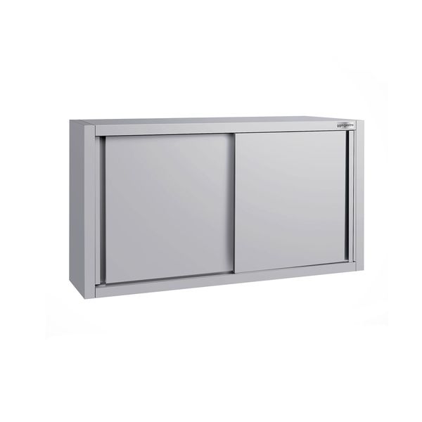 Edelstahl Wandhängeschrank ECO - 1200x400mm - mit Schiebetür - 650mm hoch
