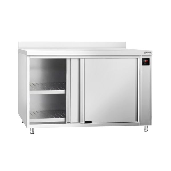 Wärmeschrank PREMIUM - 1200x600mm - mit Aufkantung & Schiebetüren - Digital