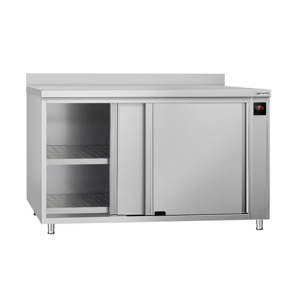 Wärmeschrank ECO - 1400x600mm - mit Aufkantung & Schiebetüren - Digital
