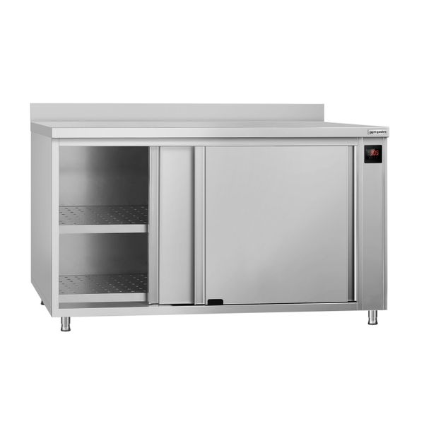 Wärmeschrank ECO - 1600x600mm - mit Aufkantung & Schiebetüren - Digital
