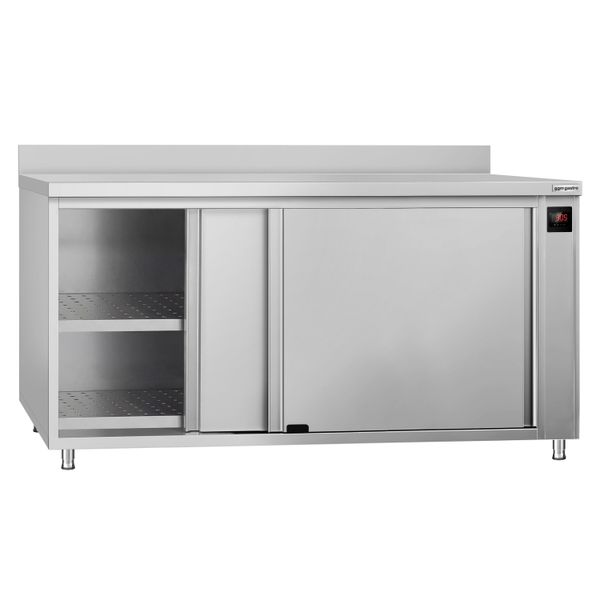 Wärmeschrank ECO - 2000x600mm - mit Aufkantung & Schiebetüren - Digital