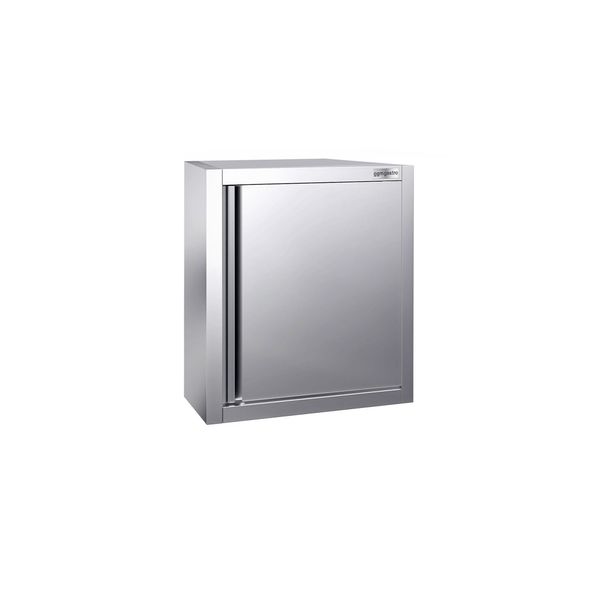 Edelstahl Wandhängeschrank PREMIUM - 600x400mm - mit Flügeltür - 650mm hoch
